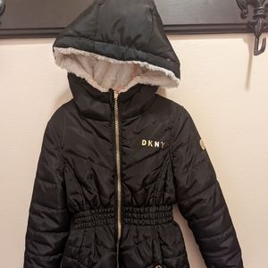 DNKY GIRLS PUFFER PLUSH JACKET